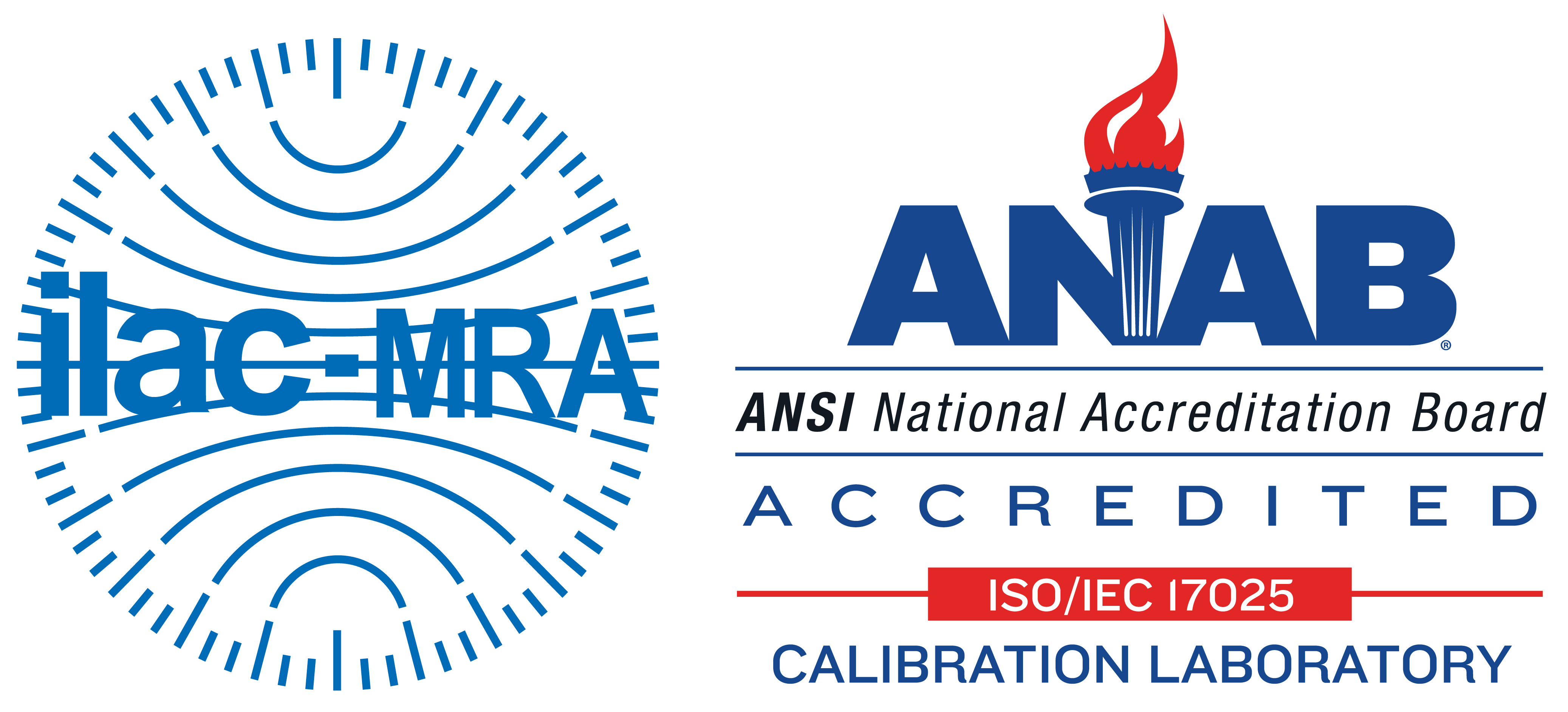 ANAB (ANSI National Accreditation Board) Certificate - ISO/IEC 17025:2017